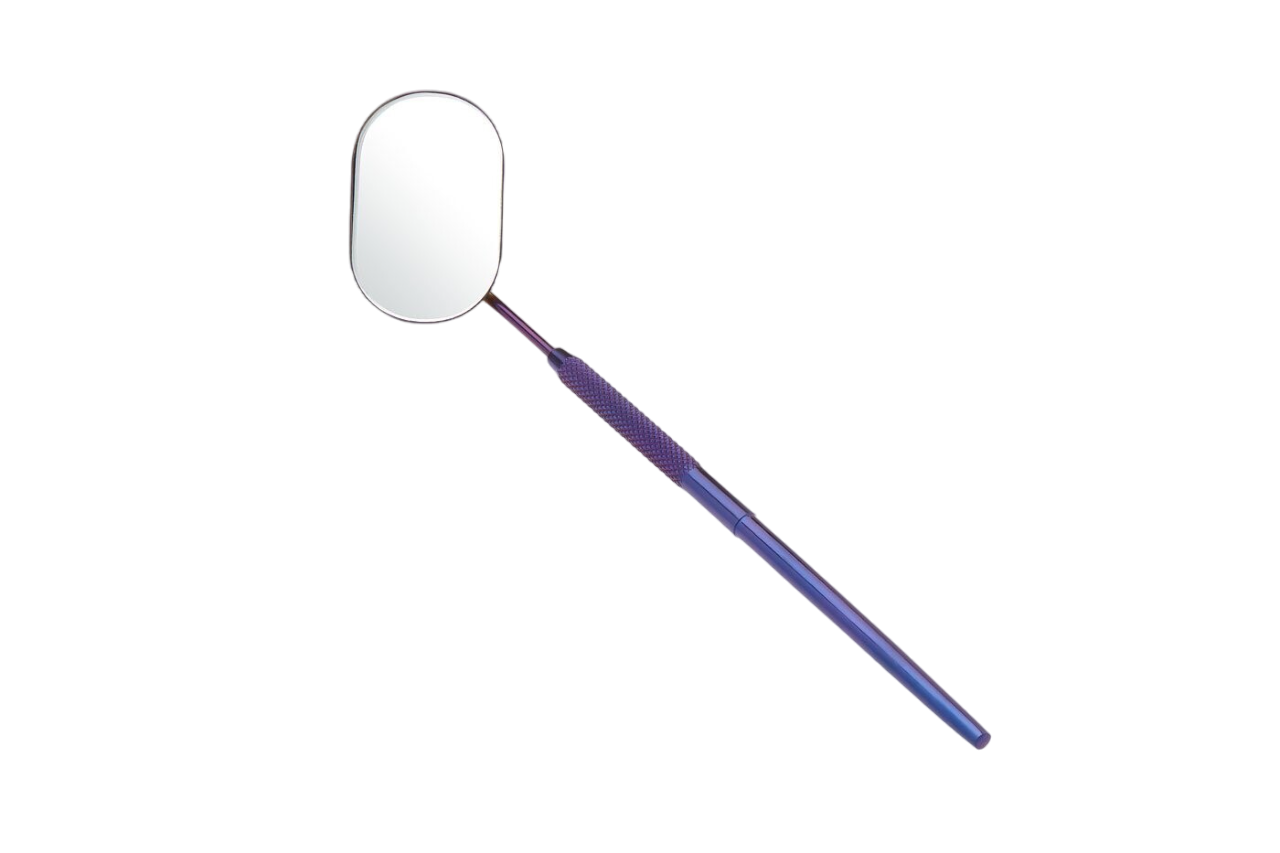 Mirror for eyelash extension procedure Enigma Purple Metallic (45*30 mm)