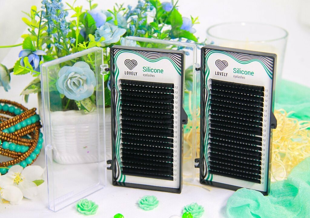 Wimpernverlängerung "Silikon" - 20 Linien Mix